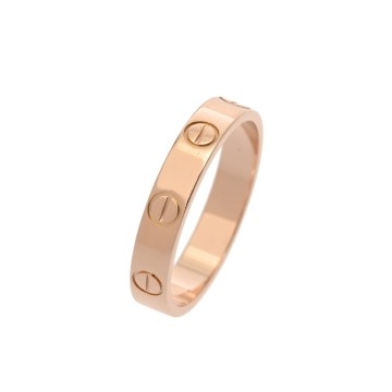 カルティエ ミニラブリング #52 ゴールド K18ピンクゴールド PG レディース ジュエリー 【中古】【jewelry】