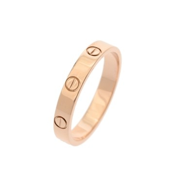 カルティエ ミニラブリング #57 ゴールド K18ピンクゴールド PG レディース ジュエリー 【中古】【jewelry】