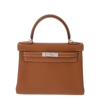 エルメス ケリー 28 内縫い  ゴールド トゴ レディース バッグ 【未使用】【bag】