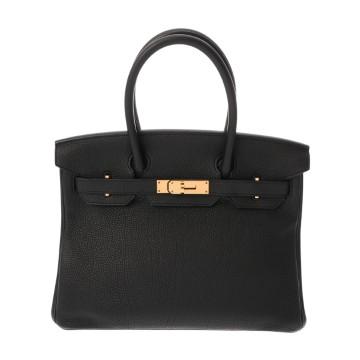 エルメス バーキン 30 ブラック トゴ レディース バッグ 【中古】【bag】