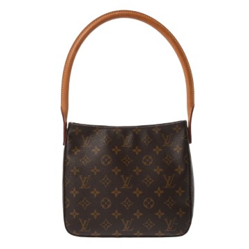 ルイ ヴィトン モノグラム  ルーピング MM ブラウン M51146 モノグラムキャンバス レディース バッグ 【中古】【bag】