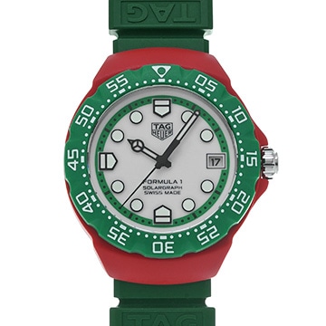 タグ ホイヤー フォーミュラ1 ソーラーグラフ WBY1160.FT8085 ホワイト メンズ 時計 【中古】【wristwatch】