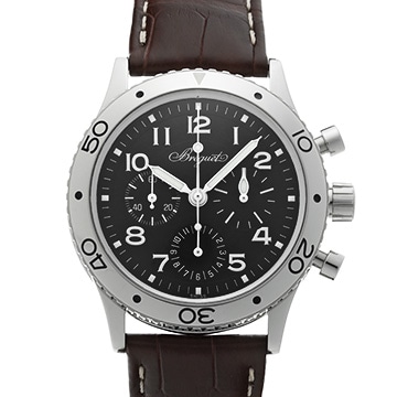 ブレゲ アエロナバル タイプXX 3800ST/92/9W6 ブラック メンズ 時計 【中古】【wristwatch】