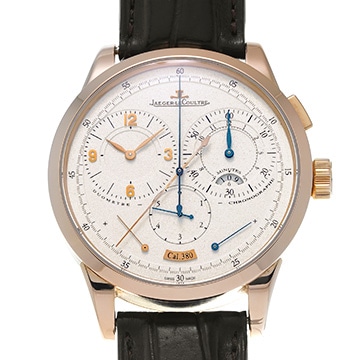 ジャガー ルクルト デュオメトル クロノ Q6012420 シルバー メンズ 時計 【中古】【wristwatch】