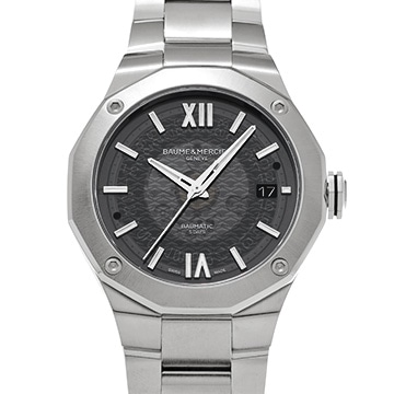 ボーム&メルシェ リビエラ ボーマティック M0A10702 ブラック メンズ 時計 【中古】【wristwatch】