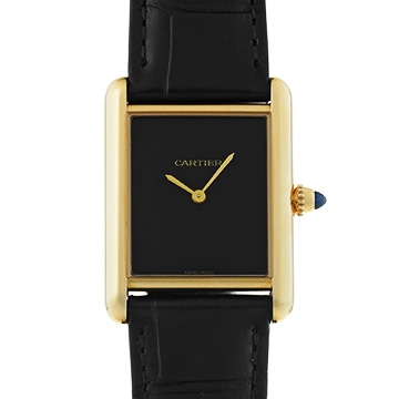 カルティエ タンク ルイ カルティエ LM WGTA0091 ブラックラッカー レディース 時計 【中古】【wristwatch】