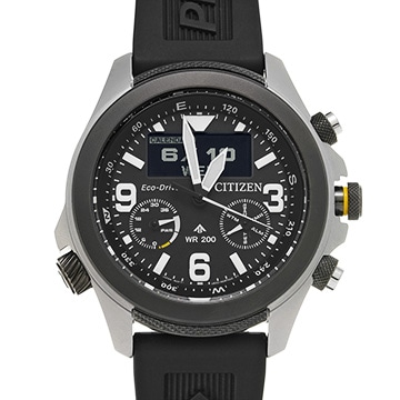 シチズン プロマスター LANDシリーズ エコ・ドライブ JV1007-07E ブラック メンズ 時計 【中古】【wristwatch】