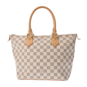 ルイ ヴィトン ダミエアズール サレヤ PM ホワイト N51186 ダミエキャンバス レディース バッグ 【中古】【bag】