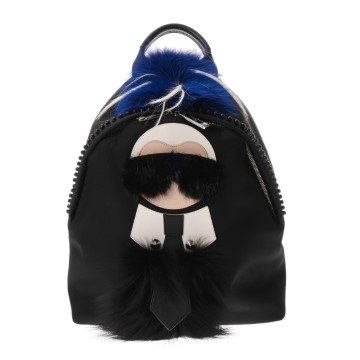 フェンディ カールラガーフェルド バックパック ブラック 7VZ016 9Q4 178 8465 ナイロン レディース バッグ 【中古】【bag】