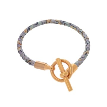 エルメス グレナン  マルチカラー/ゴールド金具 シルク レディース ジュエリー 【中古】【jewelry】
