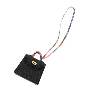 エルメス ケリーツイリー ブラック リザード レディース 【中古】【other】