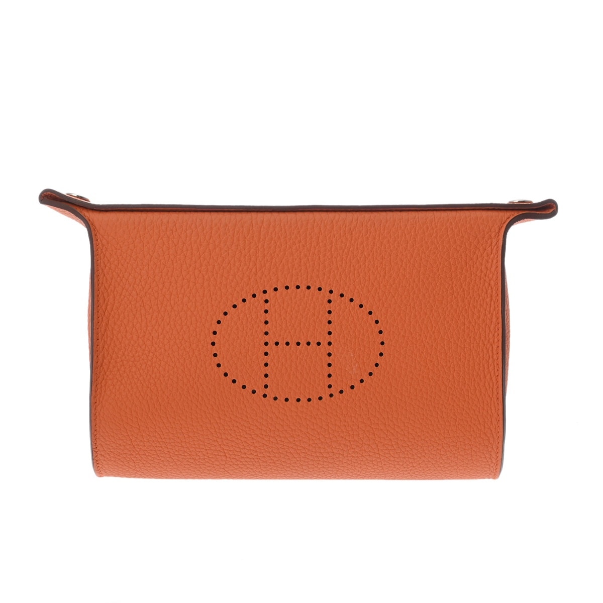 エルメス ヴィドポッシュ オレンジ トゴ ユニセックス バッグ 【中古】【bag】