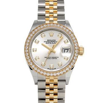 ロレックス レディ デイトジャスト 28 279383RBR シルバー/ダイヤモンド レディース 時計 【新品】【wristwatch】