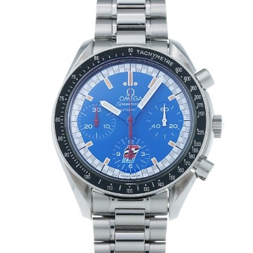 オメガ スピードマスター レーシング ミハエル・シューマッハ 3510.81 ブルー メンズ 時計 【中古】【wristwatch】