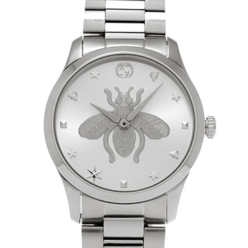 グッチ Gタイムレス YA1264126 シルバー レディース 時計 【中古】【wristwatch】