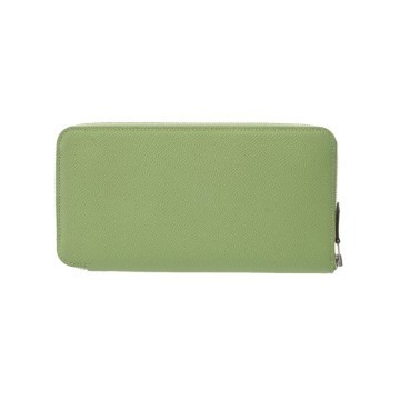 エルメス アザップロング シルクイン ヴェールクリケット ヴォーエプソン レディース 財布 【中古】【purse】