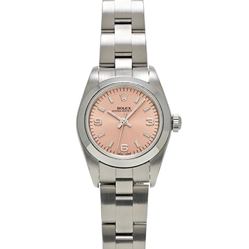 ロレックス オイスターパーペチュアル レディ 24 76080 ピンク レディース 時計 【中古】【wristwatch】