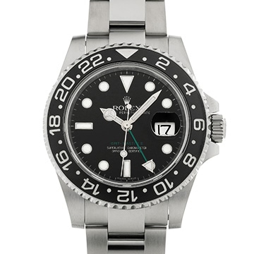ロレックス GMTマスターII 116710LN ブラック メンズ 時計 【中古】【wristwatch】