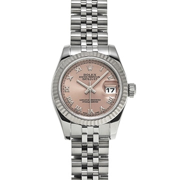 ロレックス デイトジャスト 179174 ピンク レディース 時計 【中古】【wristwatch】