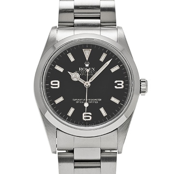 ロレックス エクスプローラー 14270 ブラック メンズ 時計 【中古】【wristwatch】