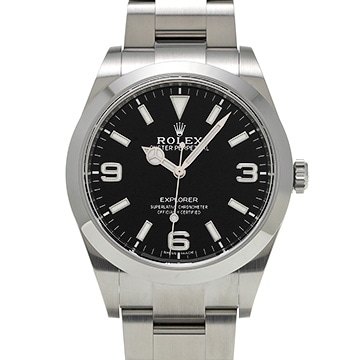 ロレックス エクスプローラー 214270 ブラック メンズ 時計 【中古】【wristwatch】