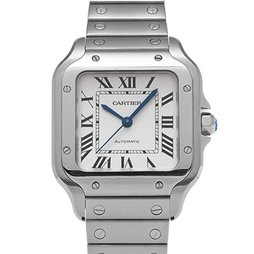 カルティエ サントス ドゥ カルティエ MM WSSA0029 シルバー メンズ 時計 【中古】【wristwatch】