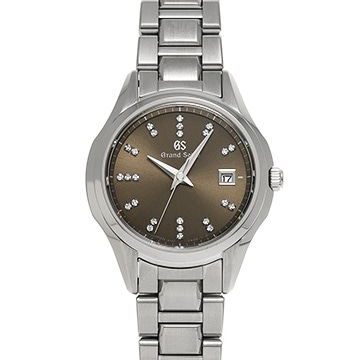 グランドセイコー クォーツ STGF327 ブラウン/ダイヤモンド レディース 時計 【中古】【wristwatch】