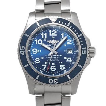 ブライトリング スーパーオーシャン II 44 A17392D8/C910 ブルー メンズ 時計 【中古】【wristwatch】