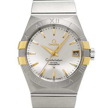 オメガ コンステレーション コーアクシャル デイデイト 123.20.38.21.02.005 シルバー メンズ 時計 【中古】【wristwatch】