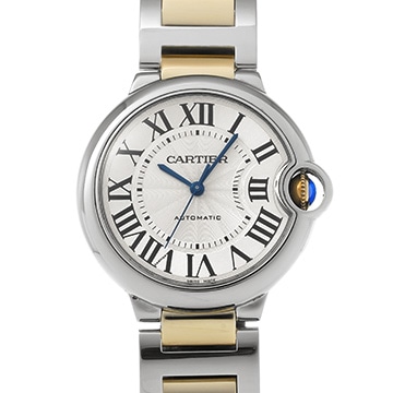 カルティエ バロンブルー ドゥ カルティエ MM SG W6920047 シルバー ユニセックス 時計 【中古】【wristwatch】