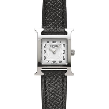 エルメス Hウォッチ ミニ W037877WW00 ホワイト レディース 時計 【中古】【wristwatch】