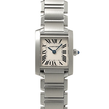 カルティエ タンクフランセーズ SM　 W51008Q3 シルバー レディース 時計 【中古】【wristwatch】