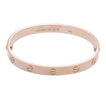 カルティエ ラブブレスレット #16 新型 ゴールド K18ピンクゴールド PG レディース ジュエリー 【中古】【jewelry】