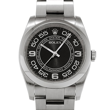 ロレックス オイスターパーペチュアル 36 116000 ブラックコンセントリック メンズ 時計 【中古】【wristwatch】