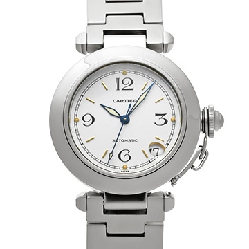 カルティエ パシャC W31015M7 ホワイト ユニセックス 時計 【中古】【wristwatch】