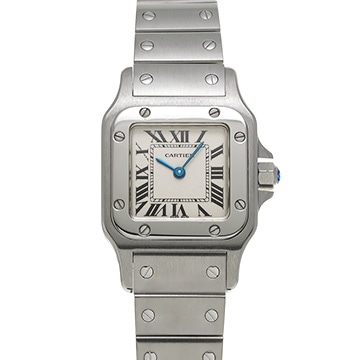 カルティエ サントスガルベ SM W20056D6 シルバー レディース 時計 【中古】【wristwatch】