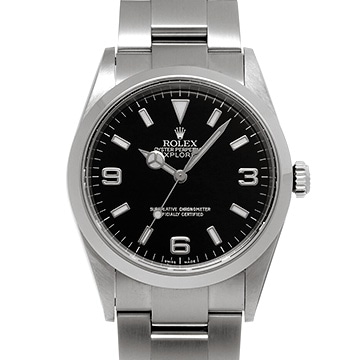 ロレックス エクスプローラー 114270 ブラック メンズ 時計 【中古】【wristwatch】