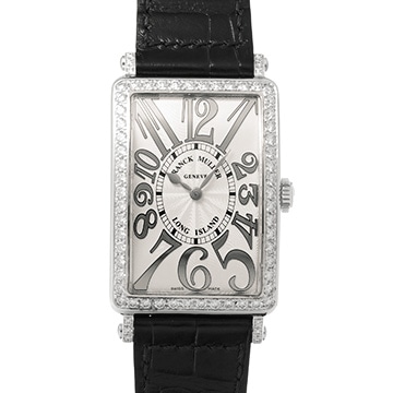 フランクミュラー ロングアイランド レリーフ 952QZD1R シルバー レディース 時計 【中古】【wristwatch】