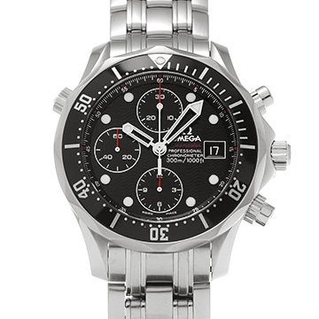 オメガ シーマスター ダイバー300 クロノグラフ 213.30.42.40.01.001 ブラック メンズ 時計 【中古】【wristwatch】