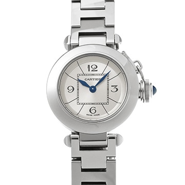 カルティエ ミスパシャ W3140007 シルバー レディース 時計 【中古】【wristwatch】