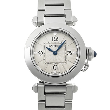 カルティエ パシャ ドゥ カルティエ 30mm WSPA0021 シルバー レディース 時計 【中古】【wristwatch】