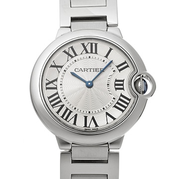 カルティエ バロンブルー ドゥ カルティエ 36mm W69011Z4 シルバー ユニセックス 時計 【中古】【wristwatch】