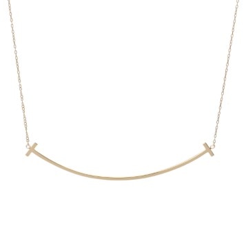 ティファニー Tスマイル ネックレス ラージ ゴールド K18イエローゴールド YG レディース ジュエリー 【中古】【jewelry】