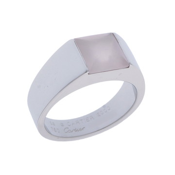 カルティエ タンクリング #56 シルバー K18ホワイトゴールド WG レディース ジュエリー 【中古】【jewelry】