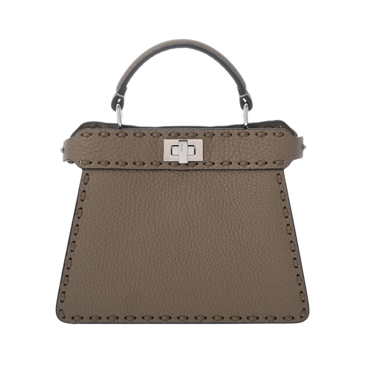 フェンディ セレリア  ピーカブー I SeeU プチ グレー 8BN335 レザー レディース バッグ 【中古】【bag】