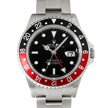ロレックス GMTマスターII 16710 ブラック メンズ 時計 【中古】【wristwatch】