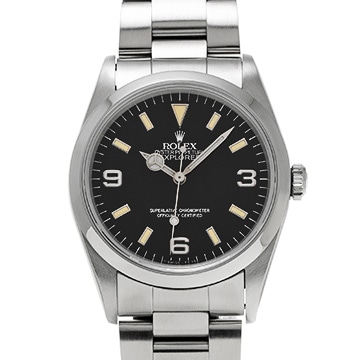 ロレックス エクスプローラー 14270 ブラック メンズ 時計 【中古】【wristwatch】