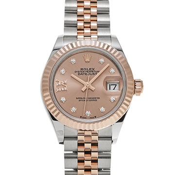 ロレックス デイトジャスト レディ 28 279171G ロゼカラー/スターダイヤモンド レディース 時計 【中古】【wristwatch】