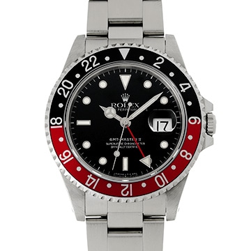 ロレックス GMTマスターII 16710 ブラック メンズ 時計 【中古】【wristwatch】