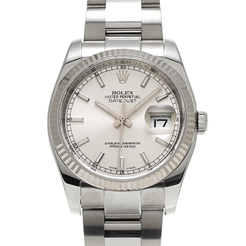 ロレックス デイトジャスト 116234 シルバー メンズ 時計 【中古】【wristwatch】